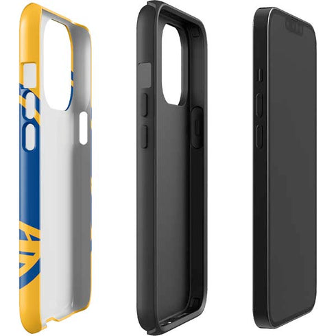 NBA Golden State Warriors Large Logo iPhone 15 Pro Impact Case